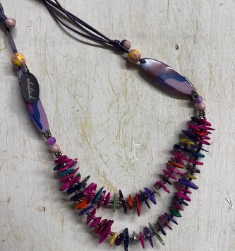 Multicolor Summer Burst Necklace by: Alisha D