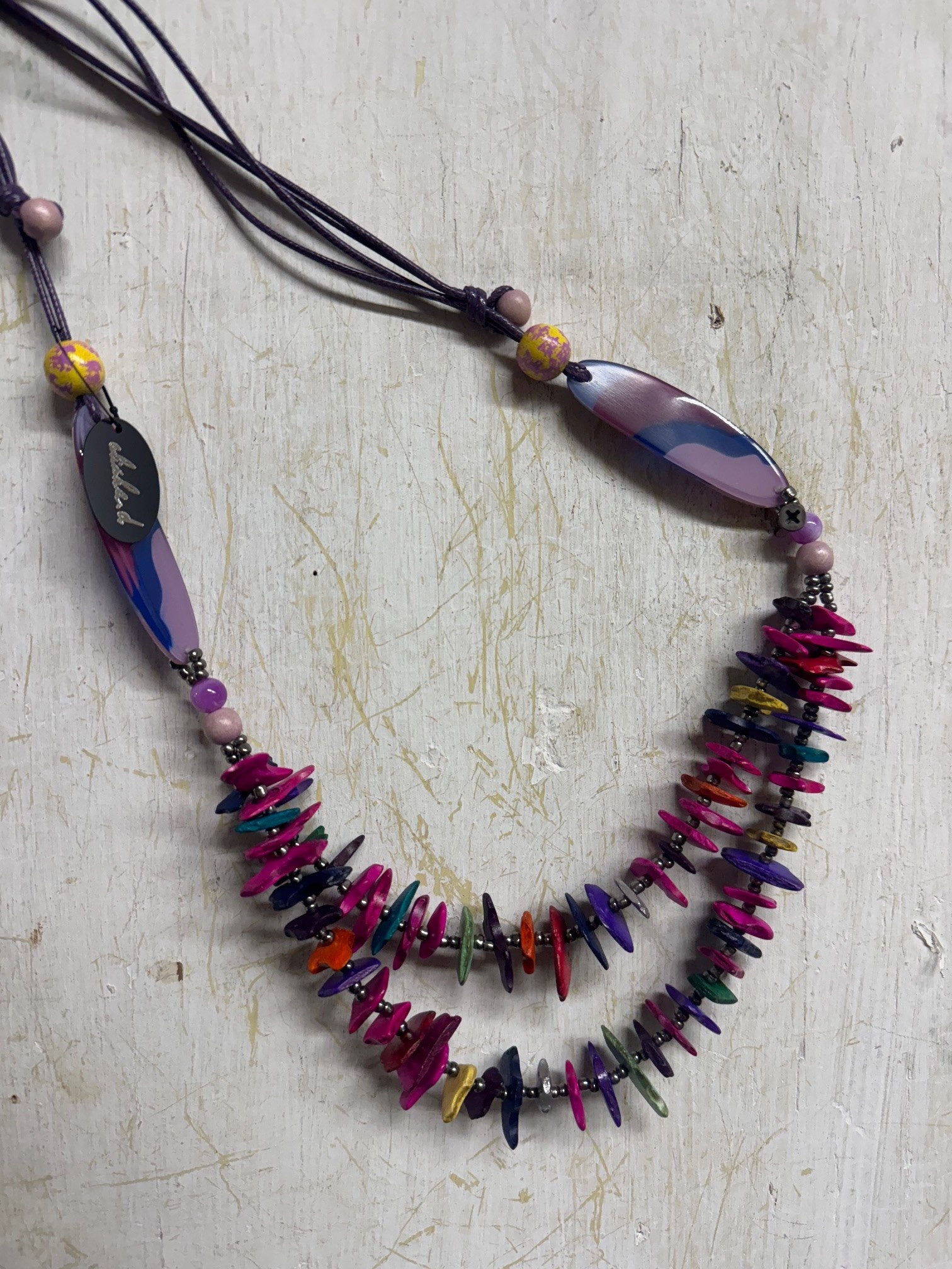Multicolor Summer Burst Necklace by: Alisha D