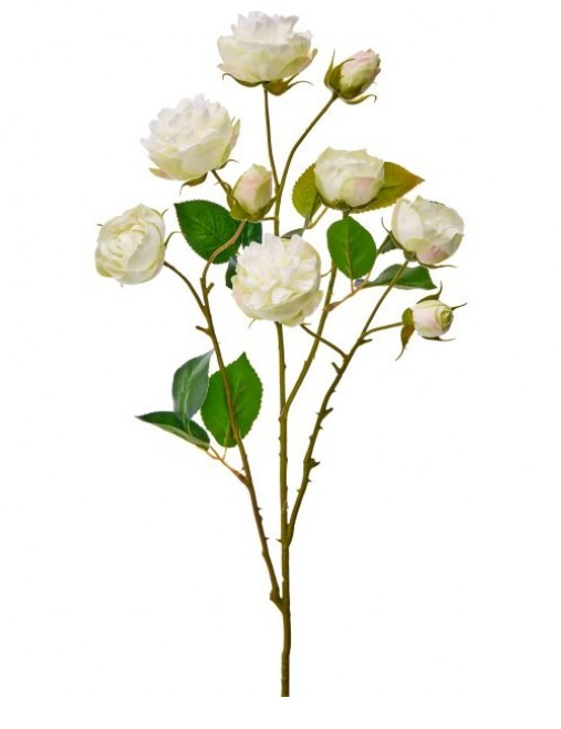 25" Summer Garden Ramblin Rose Stem (3-Colors)