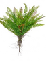 18" Soft Touch Forest Fern Bush