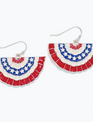 Olivia's Patriotic Bunting Earrings