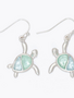 Silver Turtle Earrings