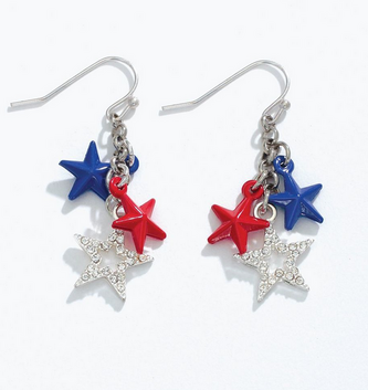 Star Cluster w/ Crystal Earrings