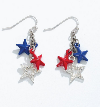 Star Cluster w/ Crystal Earrings