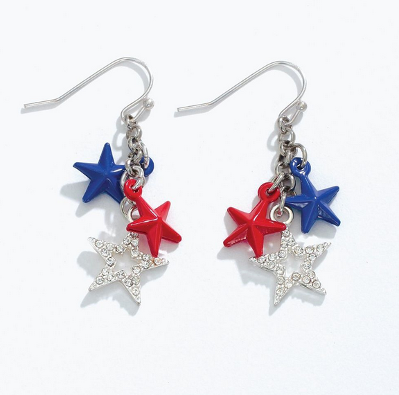 Star Cluster w/ Crystal Earrings