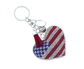 Patriotic Bag Charm