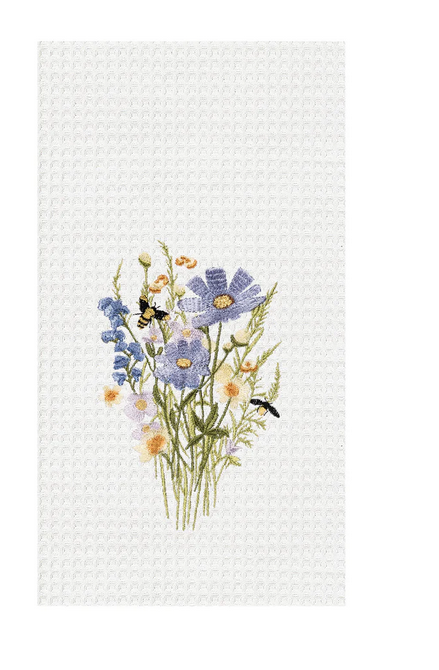 Floral Honey Bee Towel