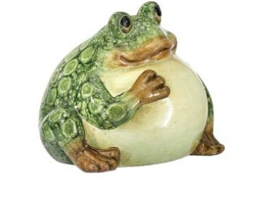 Garden Sitting Bull Frog (2-Styles)