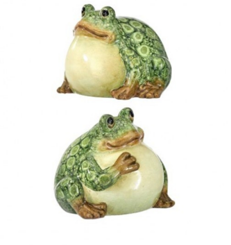 Garden Sitting Bull Frog (2-Styles)