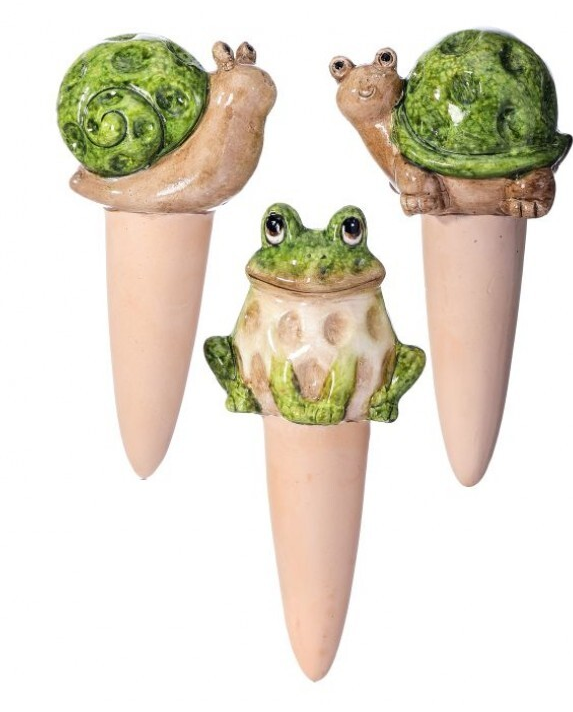 Terracotta Plant Nanny Stake (3-Styles)