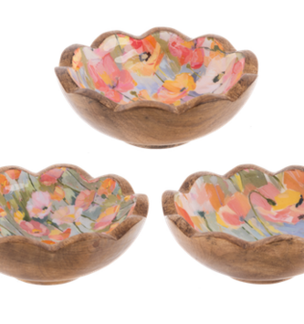 Mini Poppy Floral Bowl (3-Styles)