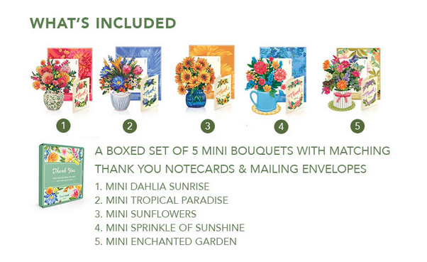 Freshcut Paper Freshcut Paper Mini Box Set of 5 (2-Styles)