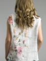 Tempo Paris Linen Sleeveless Floral Top by: Tempo Paris (2-Colors)