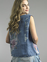 Tempo Paris Linen Sleeveless Floral Top by: Tempo Paris (2-Colors)