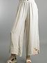 Tempo Paris Linen Floral Hem Pant by: Tempo Paris (2-Colors)