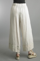 Tempo Paris Linen Floral Hem Pant by: Tempo Paris