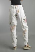 Tempo Paris Linen Tie Front Floral Pant by: Tempo Paris