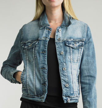 Tempo Paris Tree of Life Denim Jacket By: Tempo Paris (2-Colors)