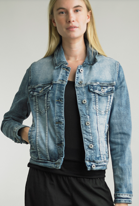 Tempo Paris Tree of Life Denim Jacket By: Tempo Paris (2-Colors)