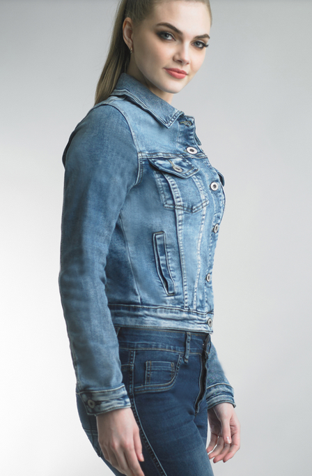 Tempo Paris Tree of Life Denim Jacket By: Tempo Paris (2-Colors)