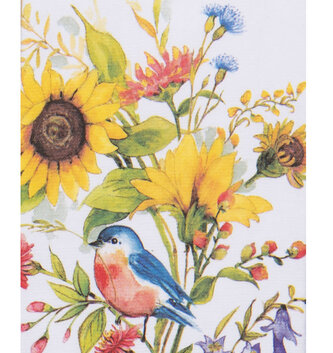 Bee Floral Bouquet Kitchen Towel