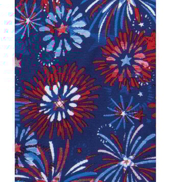 Patriotic Fireworks Kitchen Towel