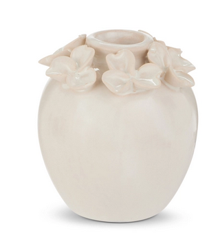 Floral Petals Ceramic Vase (2-Sizes)