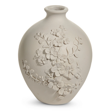3D Ceramic Floral Vase (2-Sizes)