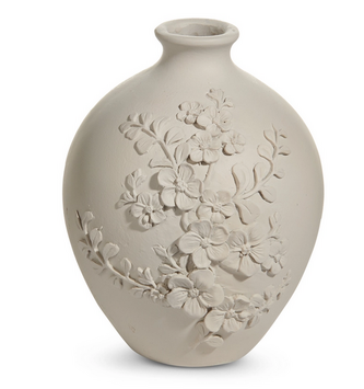 3D Ceramic Floral Vase (2-Sizes)