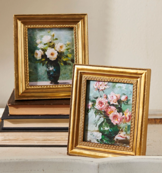 5.75" Enchanted Rose Framed Art (2-Colors)