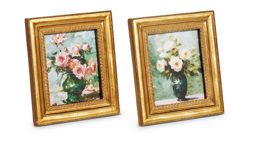 5.75" Enchanted Rose Framed Art (2-Colors)