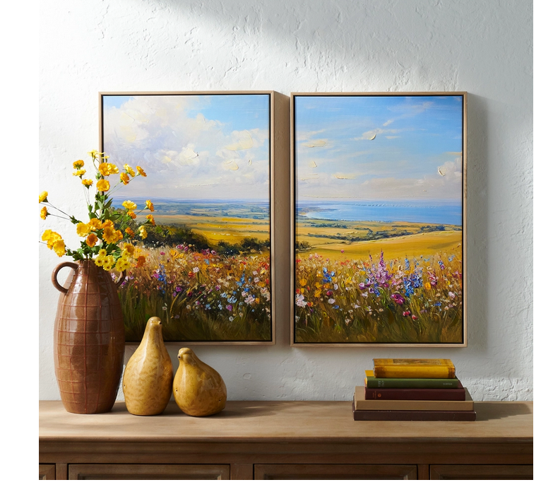 Set of 2  Lakeside Wilds Wall Art