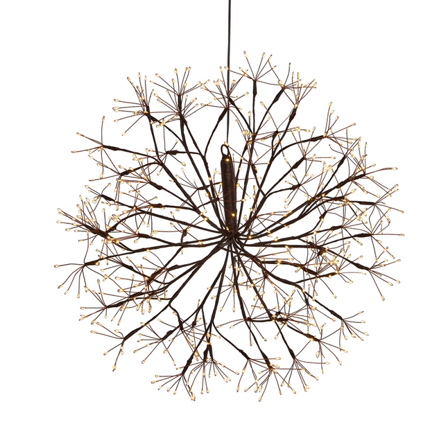 Indoor Outdoor Lighted Starburst Orb (2-Sizes)