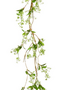 5-ft White Flowering Garland