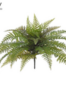 27" UV Protected Leather Fern Bush