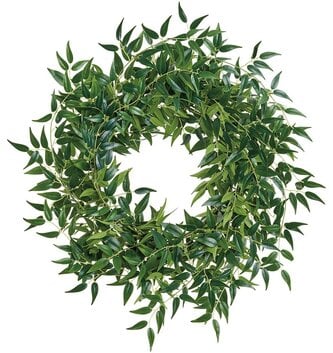 28" Ruscus Wreath