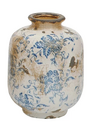 Small Blue Print Floral Vase (3-Styles)