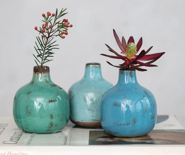 Mini Terracotta Vase (3-Styles)
