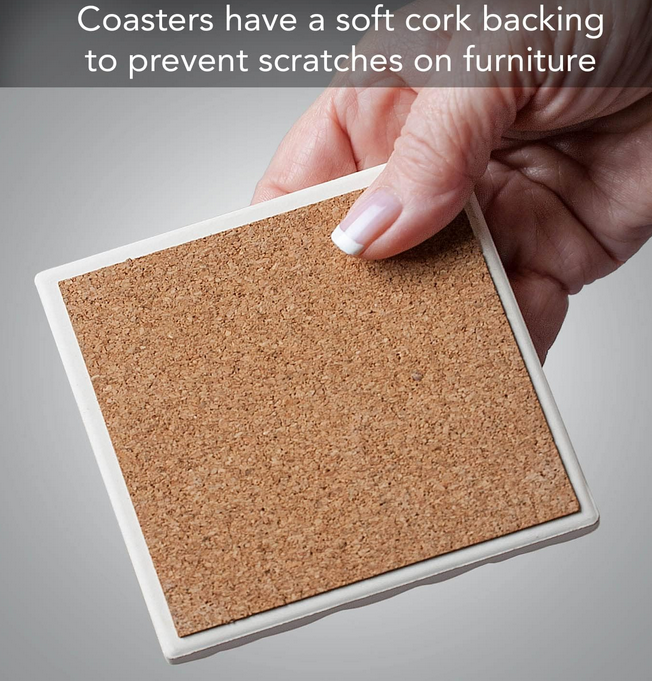 Set of 4 Thirstystone Coasters (5-Styles)