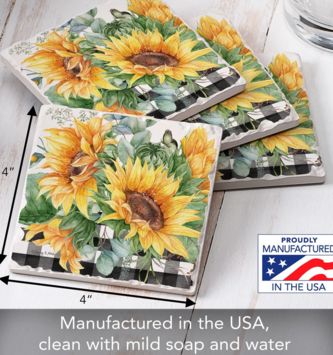 Set of 4 Thirstystone Coasters (5-Styles)