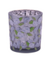 Glass Blue Hydrangea Candle Holder (3-Sizes)