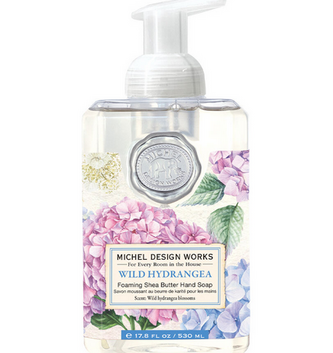 Michel Design Wild Hydrangea Foaming Soap