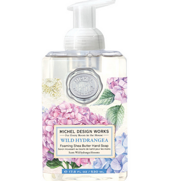 Michel Design Wild Hydrangea Foaming Soap