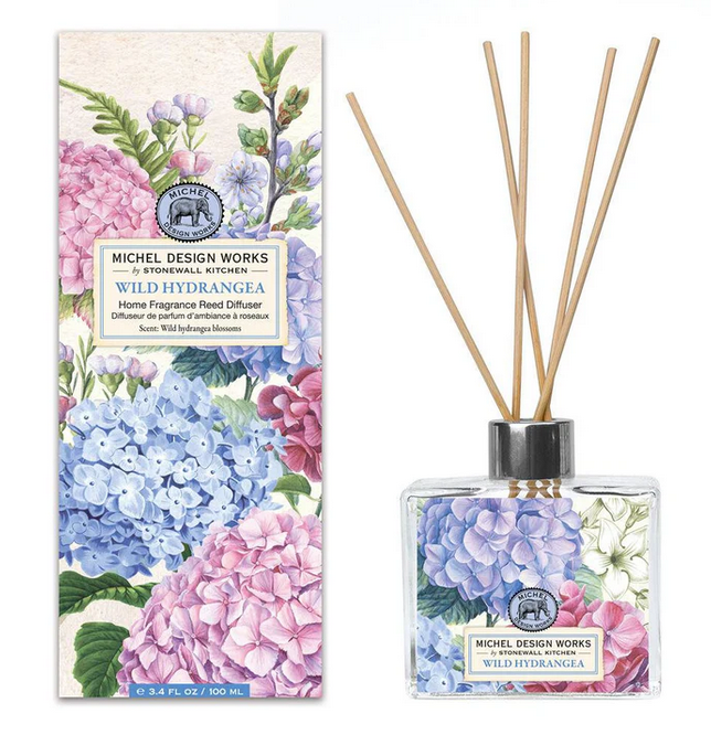 Michel Design Wild Hydrangea Reed Diffuser
