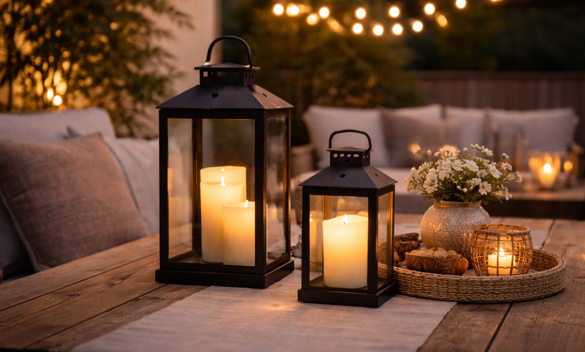 How to Decorate a Mantel with LED Lights and Seasonal Decor