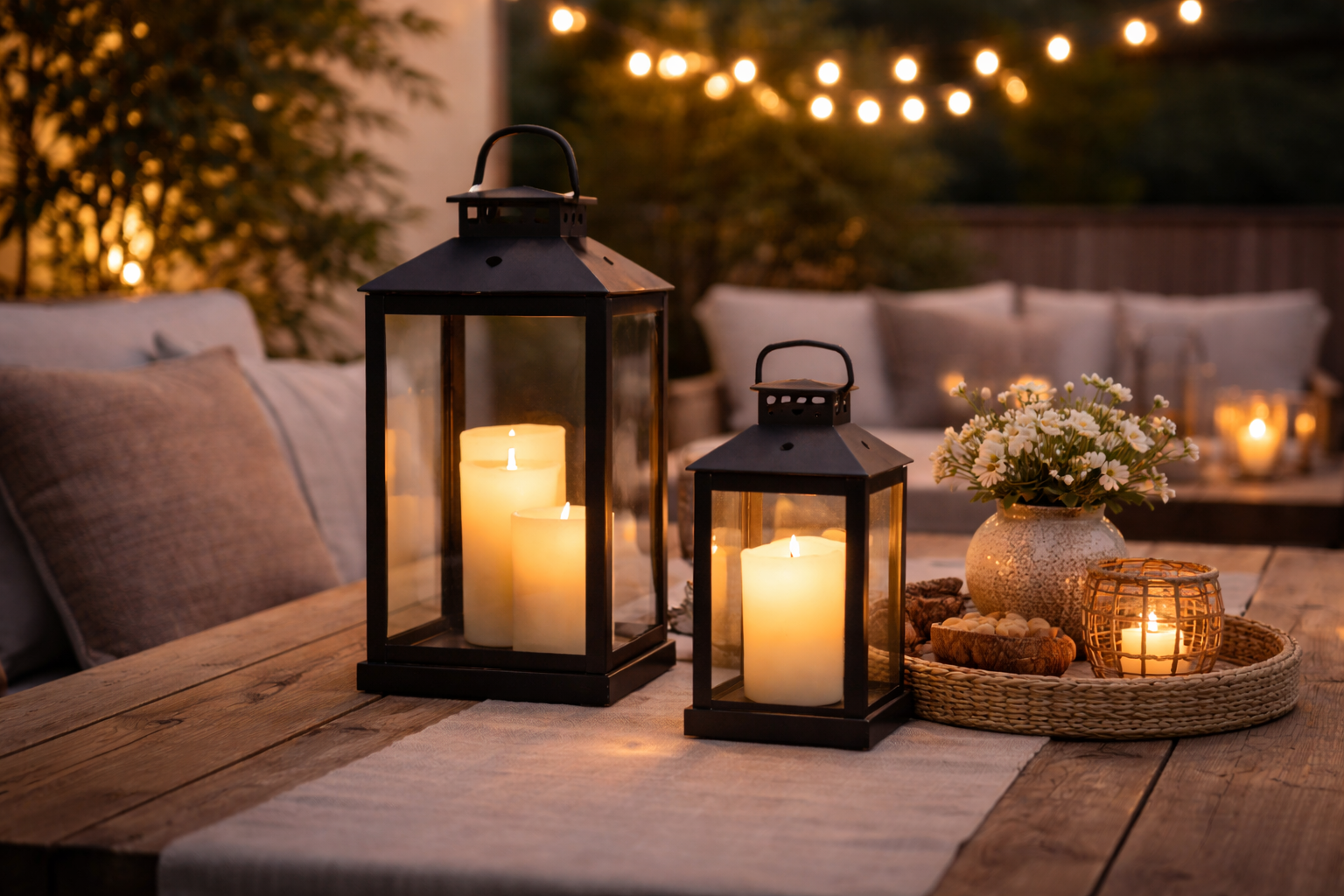 How to Decorate a Mantel with LED Lights and Seasonal Decor