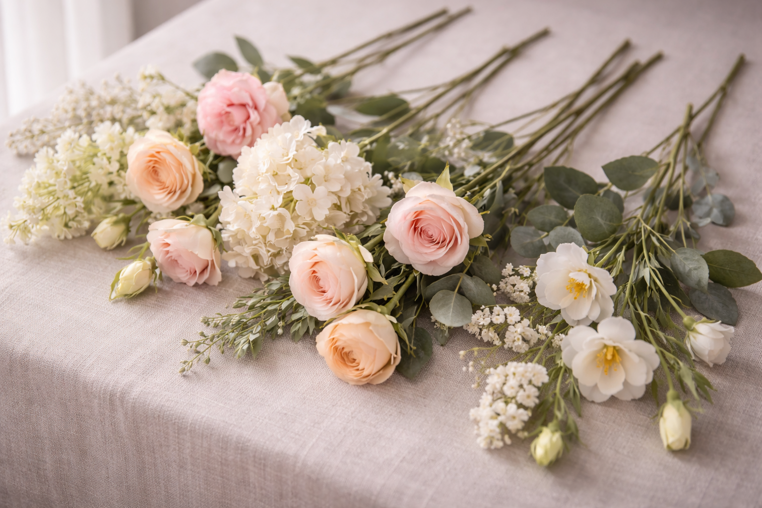 How to Arrange Silk Flower Stems So They Look Real