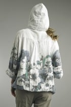Tempo Paris Hooded Floral Zip Jacket by: Tempo Paris