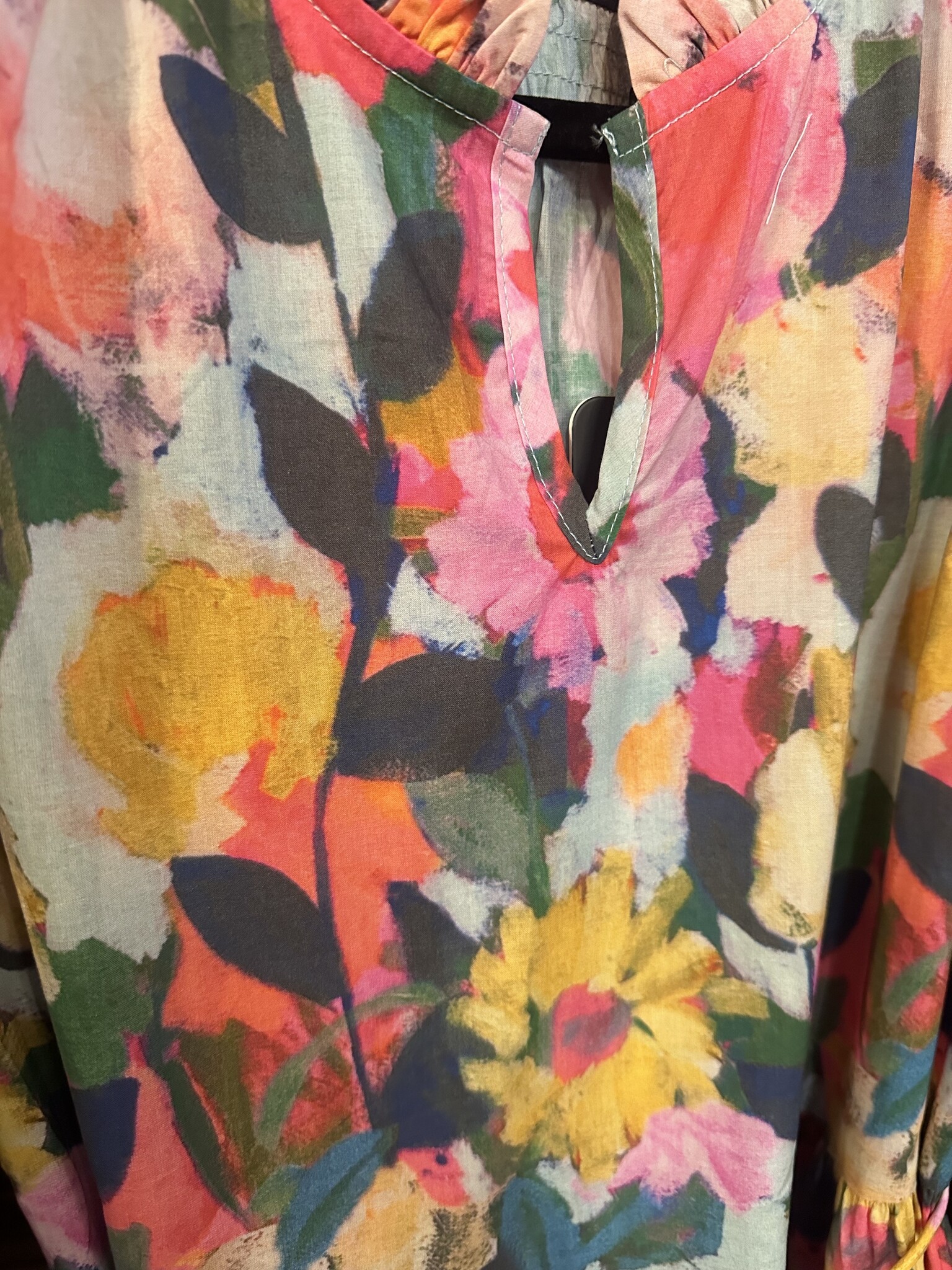 Sophiya Multi Garden Tiered Ruffle Dress By: Lior