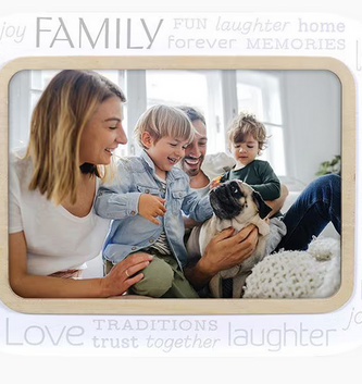 5 x 7 Wooden Family Frame